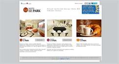 Desktop Screenshot of hotellepark.com